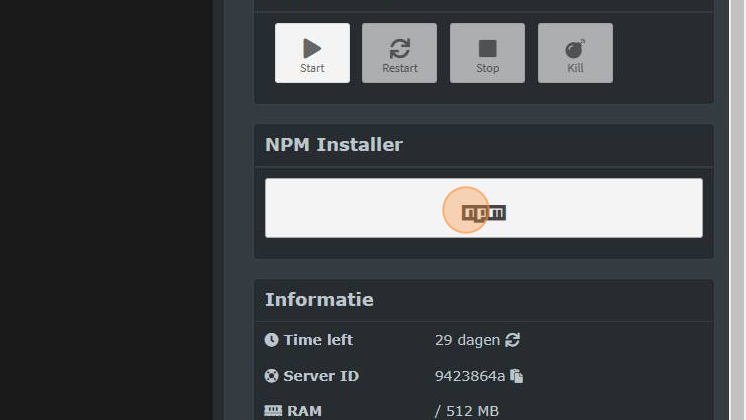 Naar npm installer