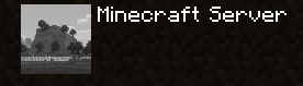 Het standaard minecraft server icon in de serverlijst